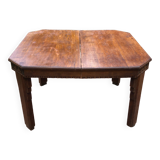 Art deco table with carved details