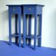 Duo élancé bleu capsule