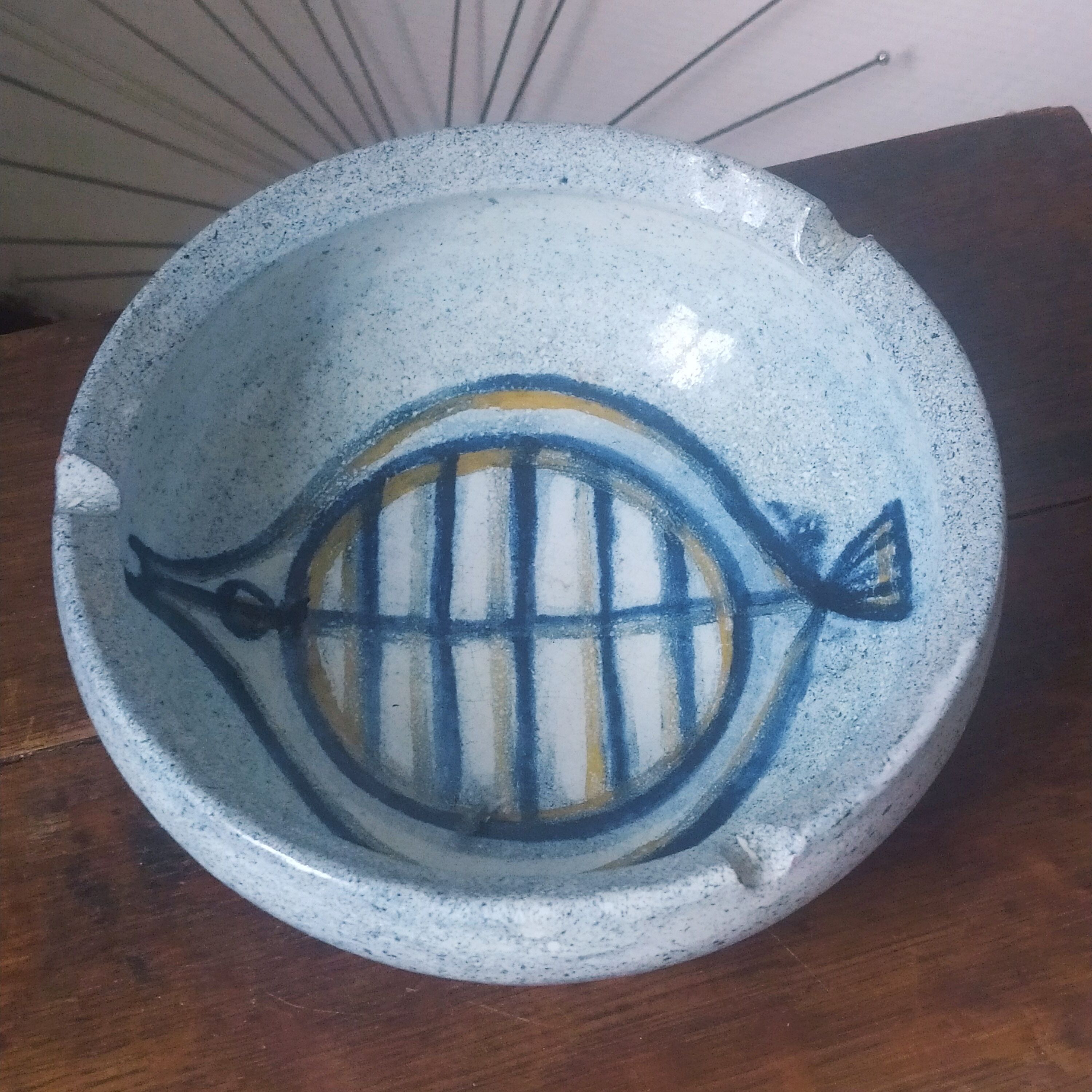 Ashtray ceramic bowl of art alfaraz