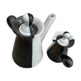 Teapot and milk pot