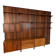 Library and rosewood wall panels from the 1970s.