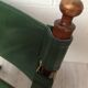 Fauteuil pliant ancien bambou et cuir