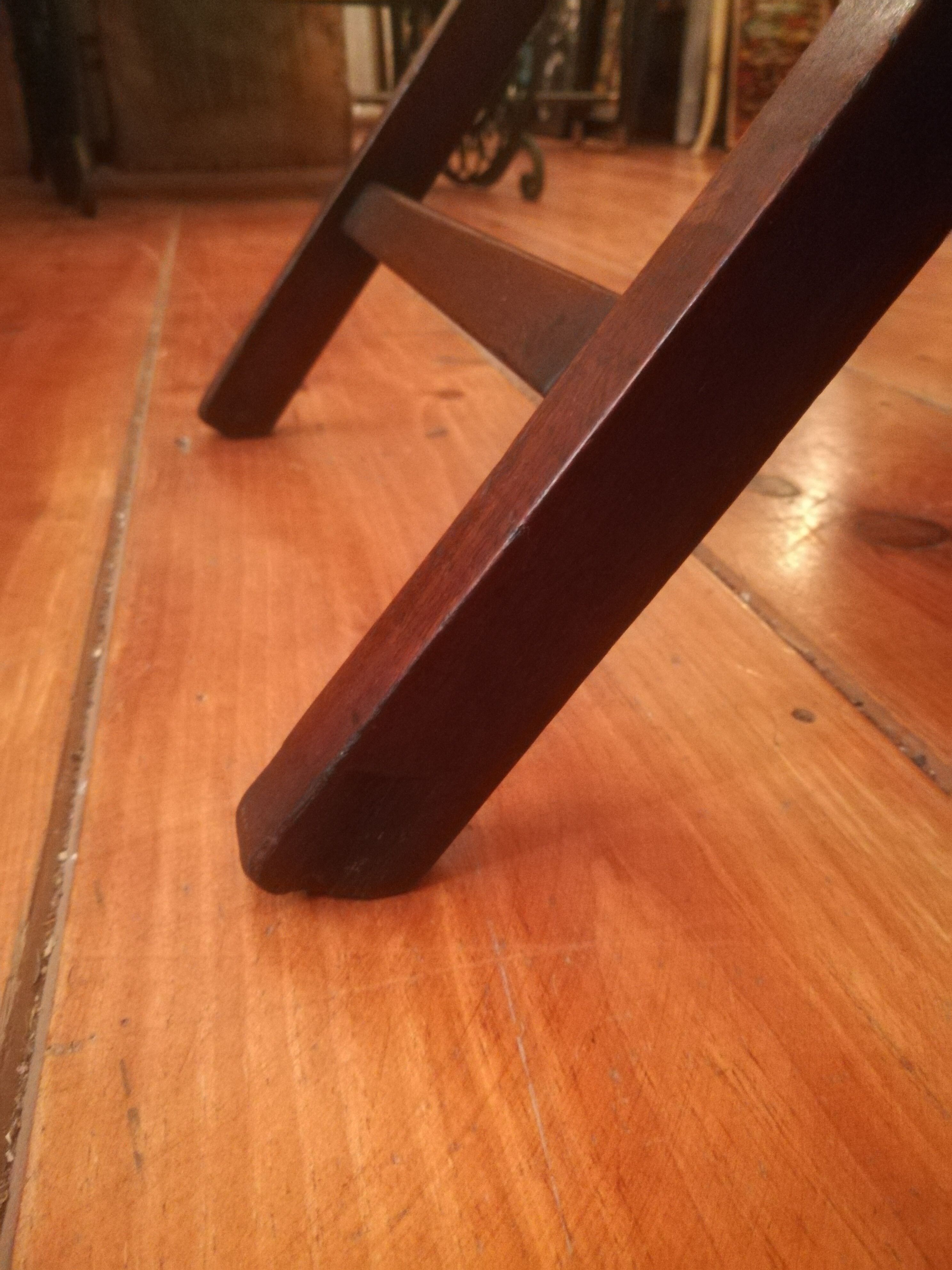 Mahogany butler folding table