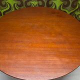 1960 stamped round teak dining table