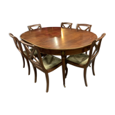 Table 6 pieds Louis XVI et ses six chaises