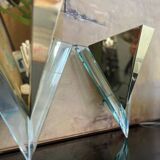 Set of 2 1980s modernist wall light Alaska Lux Lighting House Inc., Germany.