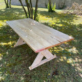 Table d’atelier en pin