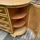 Vintage rattan and oak sideboard 1960-70