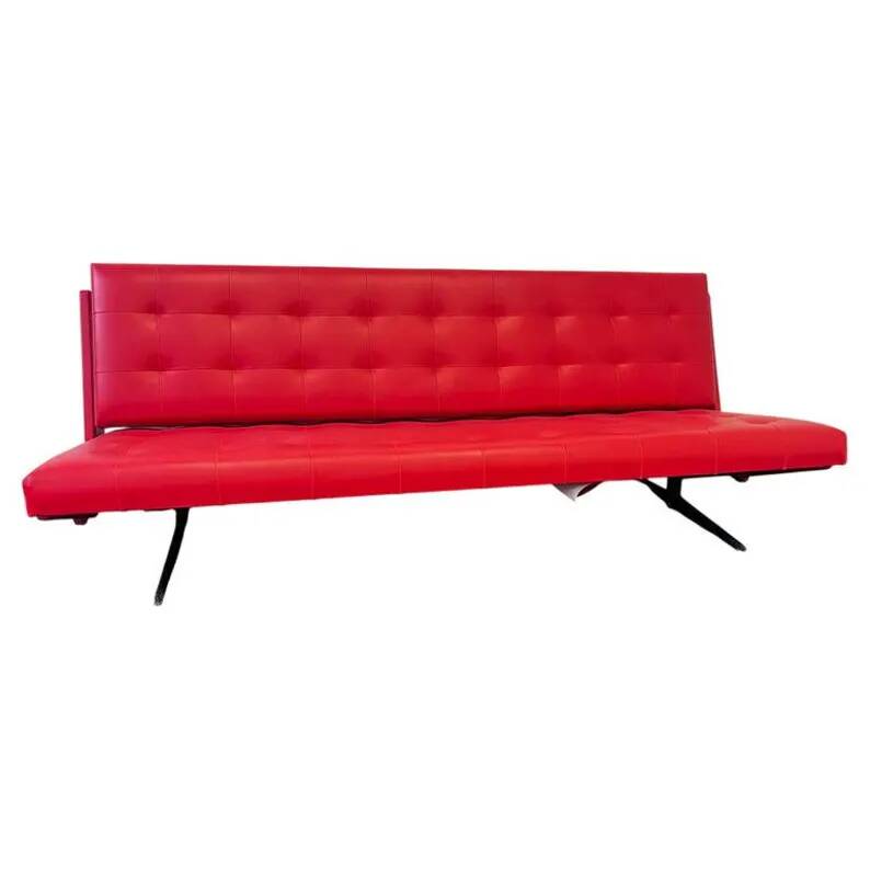 Midcentury Folding Design Sofa, Studio Couch - 1970 / Czechoslovakia