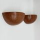 Mid-Century set of 4 ceramic wall lamp sconce , 1970s