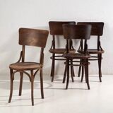 Set of antique chairs (circa 1920). Set of 4 pieces