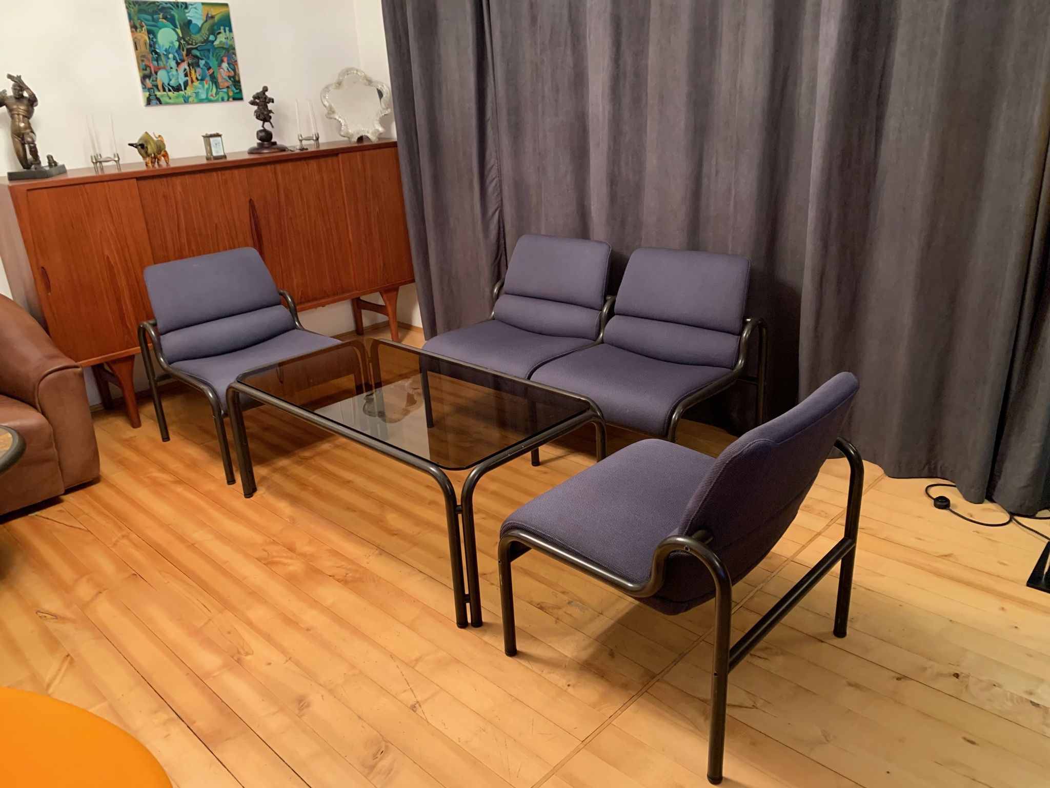 A pair of G30 armchairs by Martin Stoll, Germany, 1980s.