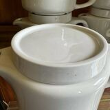 Sarreguemines white porcelain teapots from the 70s (X10)
