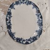 Christchurch New Zealand porcelain bowl with midnight blue decor and gold edging