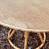 Rattan table