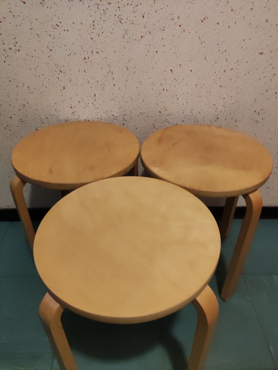 Set of 3 Ikea Frosta stools