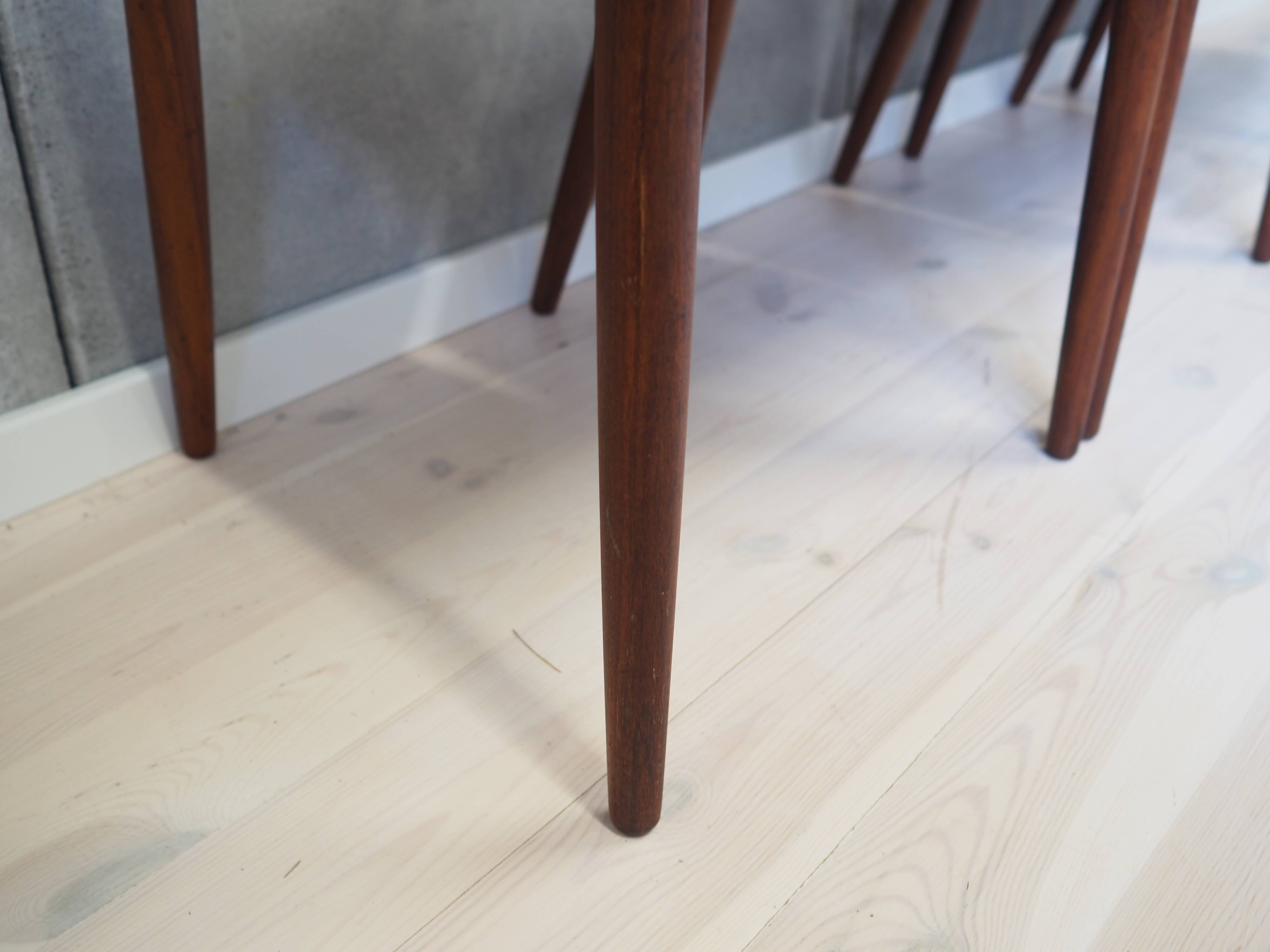 Lot de 4 chaises par Kai Kristiansen 1970