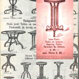 Table de lecture Thonet N°1 Art nouveau - 1895 -