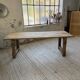 Table de ferme travail pin 1950 220cm
