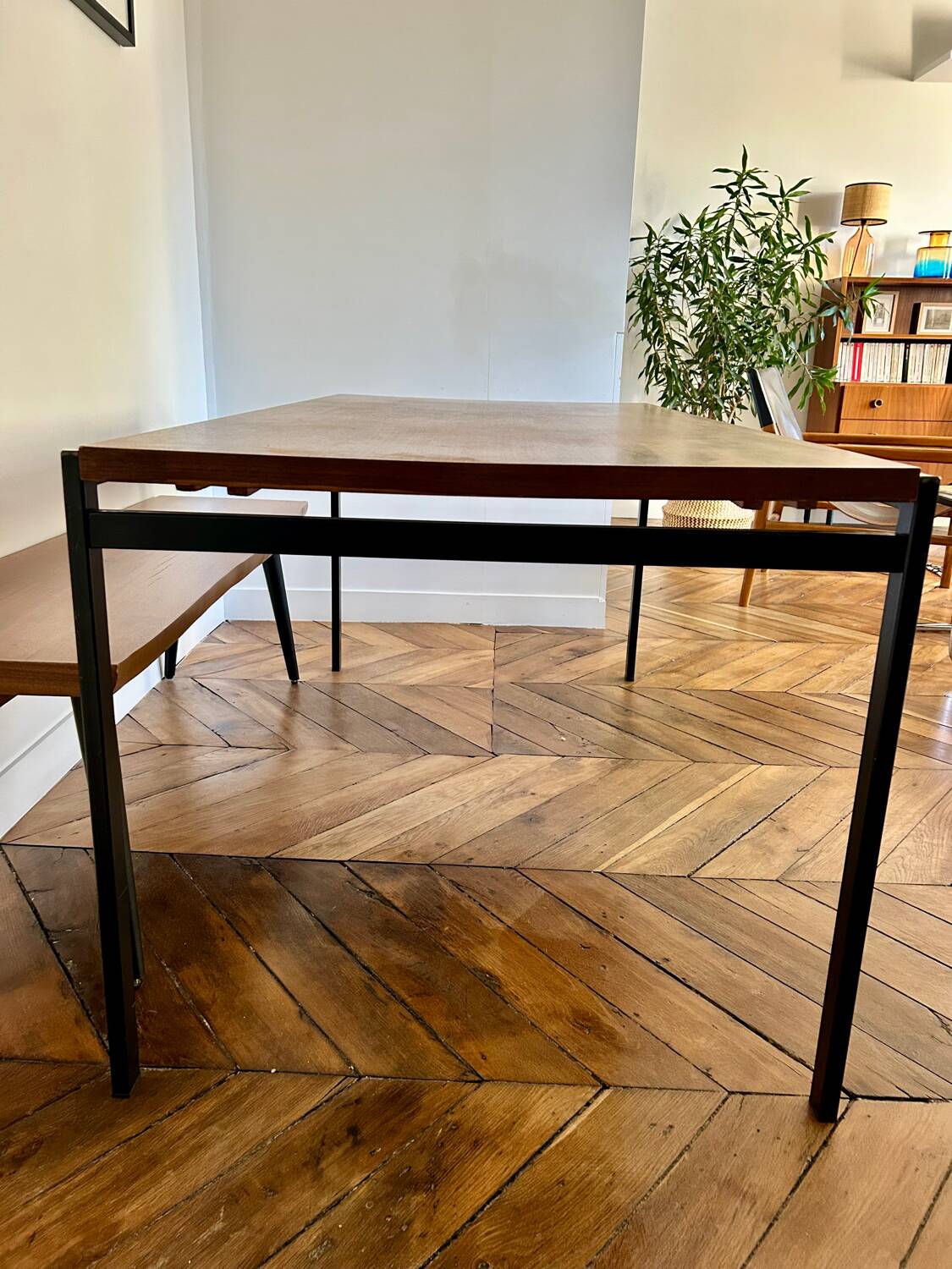 Wooden dining table
