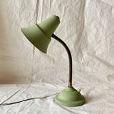 Metal and brass cocotte desk lamp - 1950