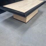 Old travertine coffee table