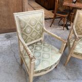 Paire de Fauteuils de Style DIRECTOIRE Début XIXème