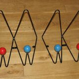 Patère roger feraud 2 boules 1950