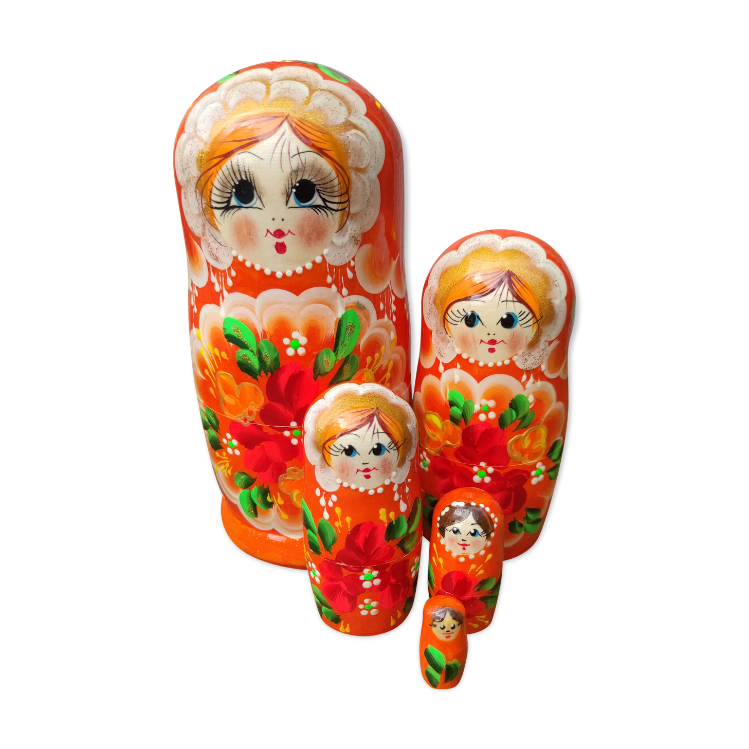 Russian dolls or traditional Matryoshka