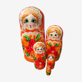 Russian dolls or traditional Matryoshka