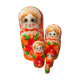 Russian dolls or traditional Matryoshka