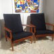 Pair of scandinavian armchairs of the years 60