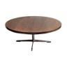 Table basse ronde en palissandre