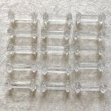 Antique glass knife holder