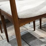 4 vintage Scandinavian teak chairs by Johannes Andersen 1960