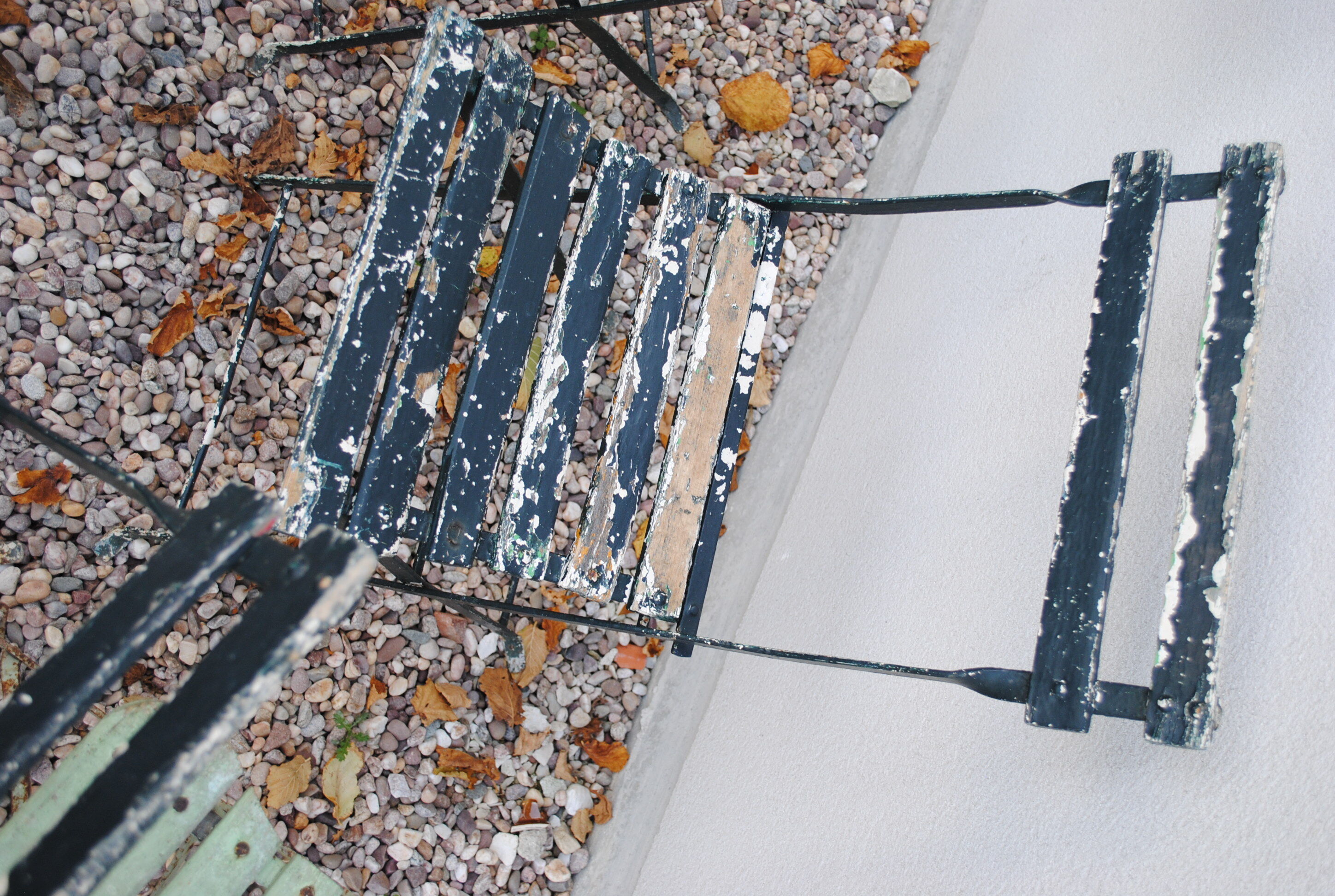 Set of folding Bistro chairs