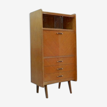 Vintage secretary 1950 clear solid wood