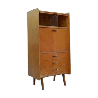 Vintage secretary 1950 clear solid wood