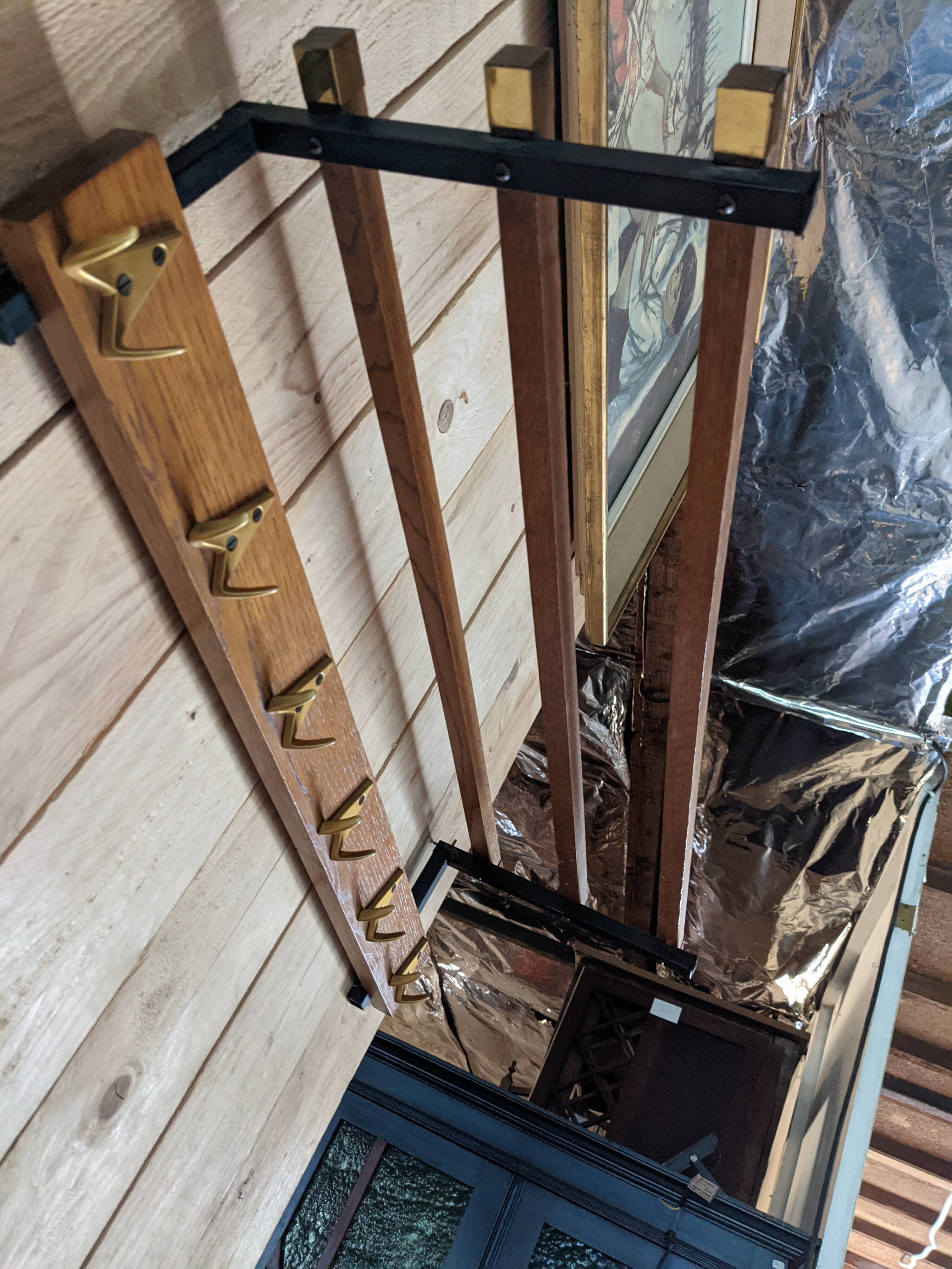 Wall coat rack