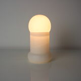 Mid-century all glass table lamp/ Osvětlovací sklo Valašské Meziříčí, 1970's.