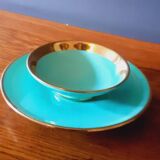 Magdalithe ceramic cup and dish from the 1950s