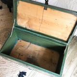 Hand-painted wooden trunk