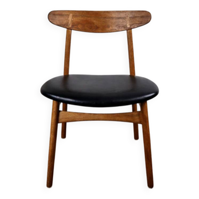 Chaise en chêne modèle CH 30 par Hans J. Wegner pour Carl Hansen & Søn, Danemark, 1960