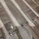 12 silver plated table knives, Francia goldsmith, single-flat, 24.7cm