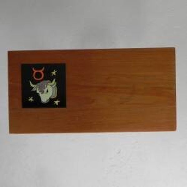 Table d'appoint vintage, porte-revues avec carreau de Hemiksem, années 1950