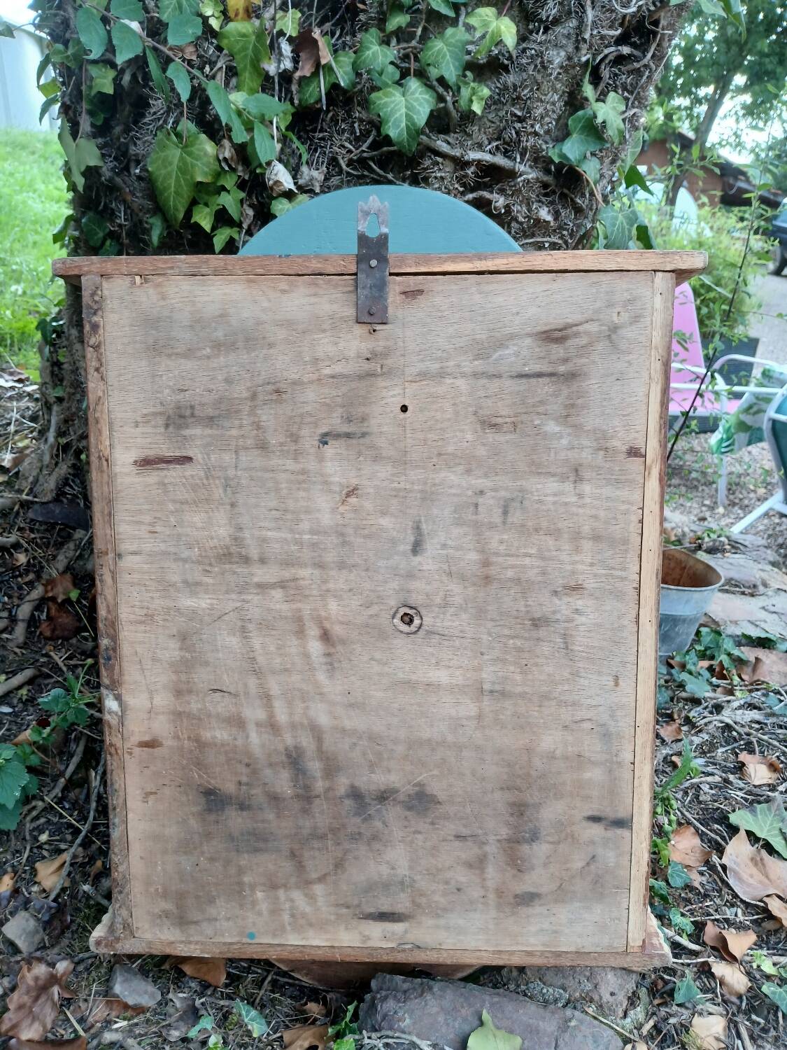 Old wooden wall cupboard