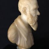 Buste en albâtre fin XIXème siècle, Italie