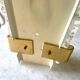 Arlus pair of Murano glass and brass wall lights