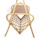 Table porte revues rotin