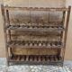 Ancien rack - étagère d'atelier en teck birman